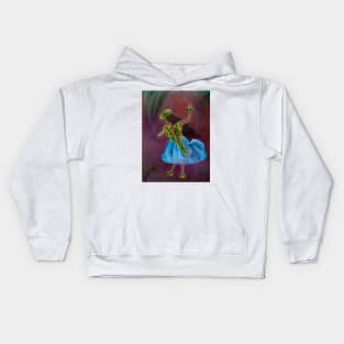 Hula Skirt Kids Hoodie